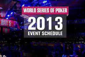 44th Annual WSOP Schedule Announced; Main Event Begins July 6th 2013